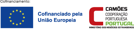 Cofinanciamento: Cofinanciado pela União Europeia; Camões – Cooperação Portuguesa, Ministério dos Negócios Estrangeiros